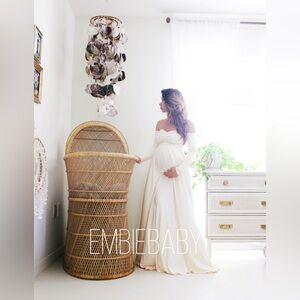 EmbieBaby Sweetheart Long sleeve babydoll Maternity dress